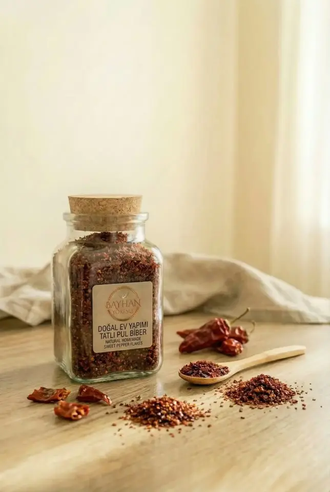 Doğal Ev Yapımı Tatlı Pul Biber