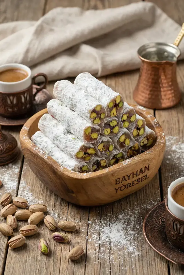 Sade Fıstıklı Lokum