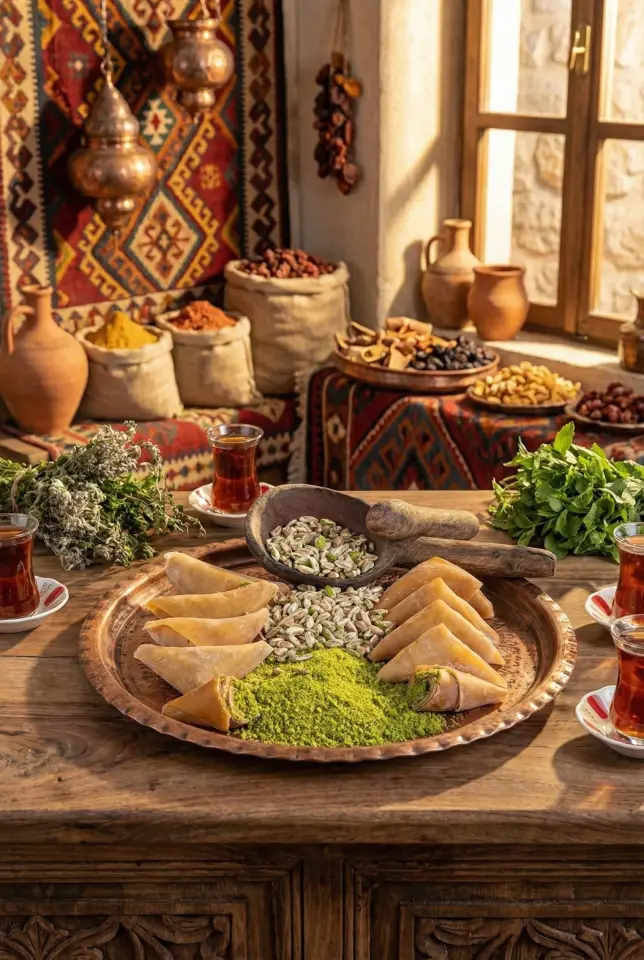 Özel Fıstıklı Muska