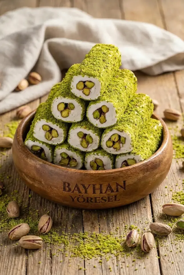 Antep Fıstıklı Sarma Lokum