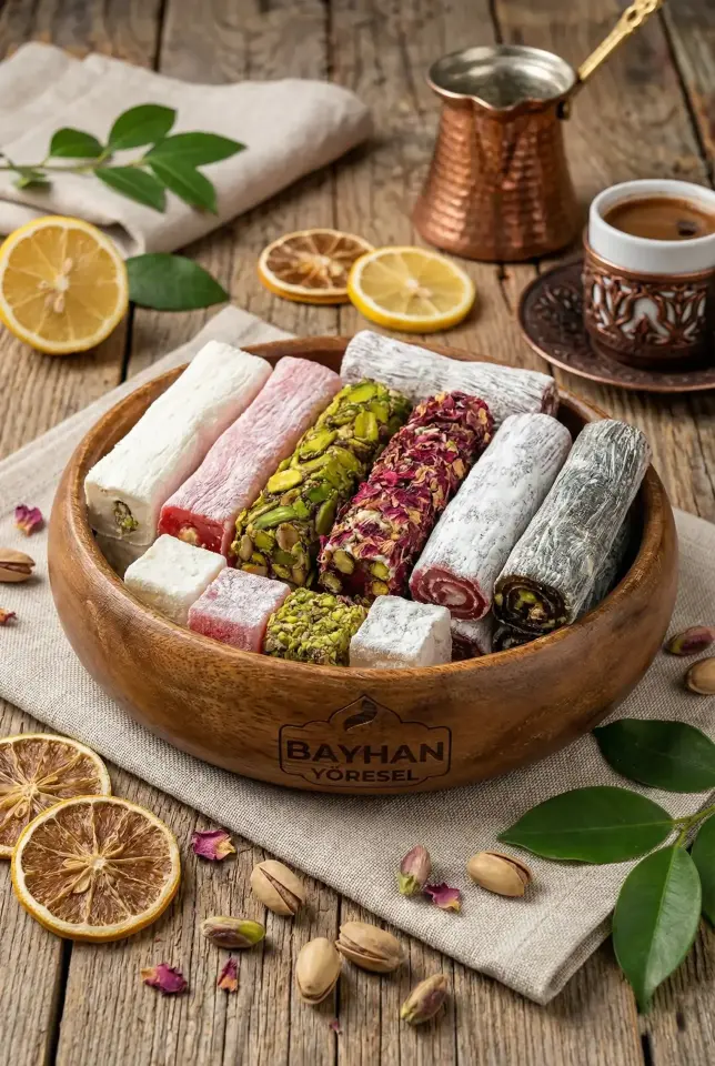 Hediyelik Karışık Lokum Tabağı