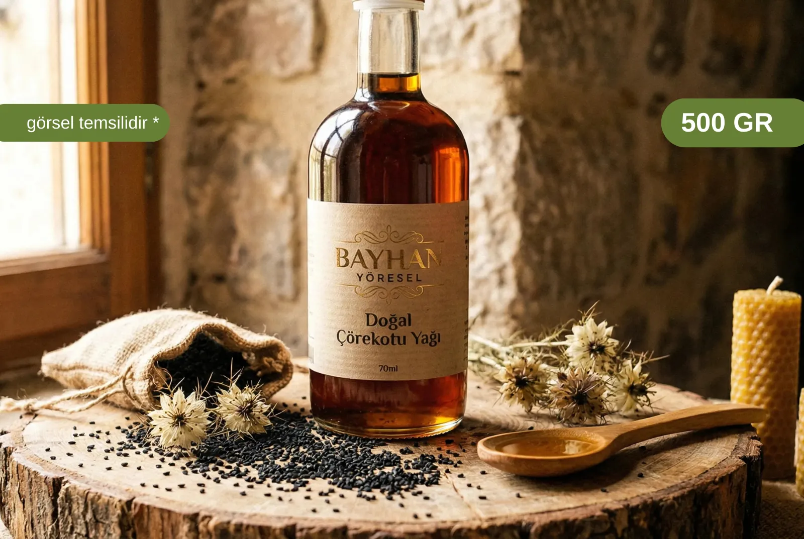 Çörekotu Yağı 500 gr